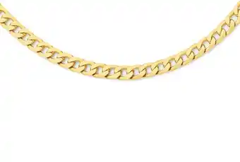 Angus & Coote 9ct gold men's 55cm solid curb chain offer