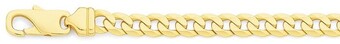 Angus & Coote 9ct gold men's 21cm solid curb bracelet offer