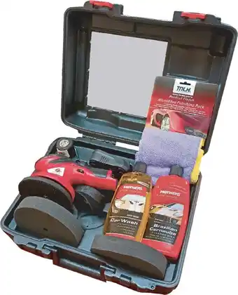 Mothers wax attack cordless polisher kit