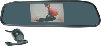 Autobarn Gator 4.3” clip on rearview  mirror with reverse  monitor & camera kit offer