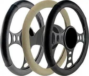 Autobarn Streetwize premium leather steering wheel covers offer