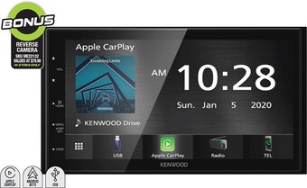 Autobarn Kenwood 6.8” 180w av carplay android auto receiver offer