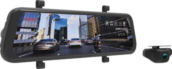 Autobarn Parkmate 9.6” clip on rearview mirror with dual dvr & reverse camera monitor offer