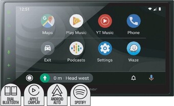 Autobarn Pioneer 6.8” 200w av carplay™ android auto receiver offer