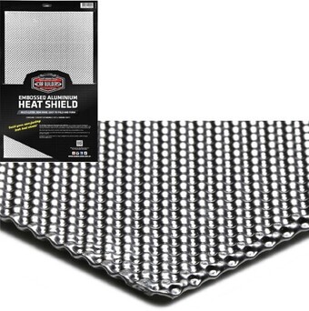 Autobarn Car builders aluminium embossed semi rigid heat shield offer