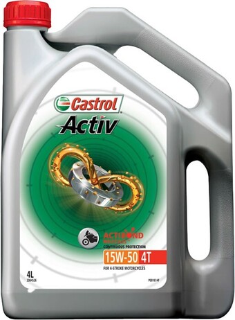 Autobarn Castrol activ 4t motorcycle 15w50 4l offer