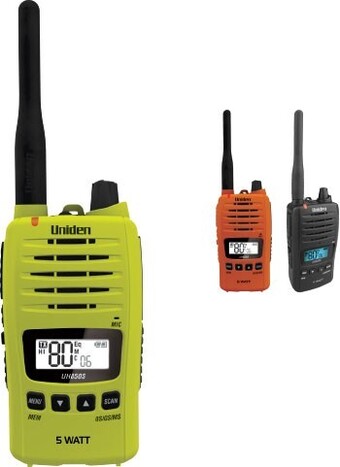 Autobarn Uniden 5w 80ch handheld uhf cb radio lime green offer