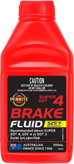 Autobarn Penrite brake fluid super dot 4 500ml offer