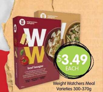 Spudshed Weight watchers meal offer