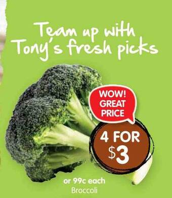 Spudshed Broccoli offer