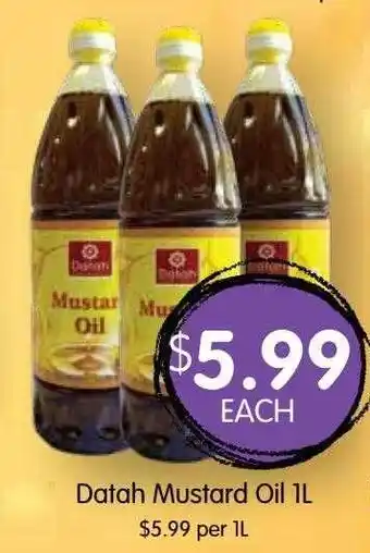 Spudshed Datah mustard oil offer