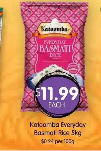 Spudshed Katoomba everyday basmati rice offer