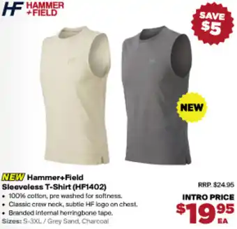 Hammer+Field Sleeveless T-Shirt (HF1402)