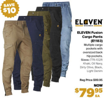 ELEVEN Strike Work Pants offer at RSEA 