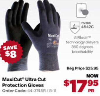 RSEA Safety MaxiCut Ultra Cut Protection Gloves offer