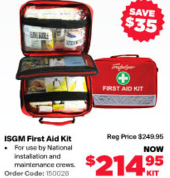 RSEA Safety ISGM First Aid Kit offer