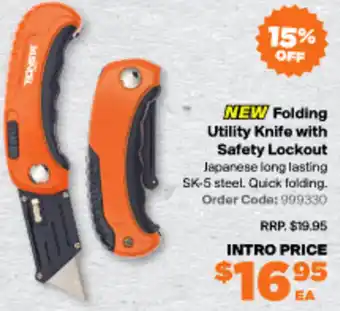 RSEA Safety Folding Utility Knife With Safety Lockout offer