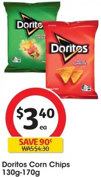 Coles Dorirtos Corn Chips 130g-170g offer
