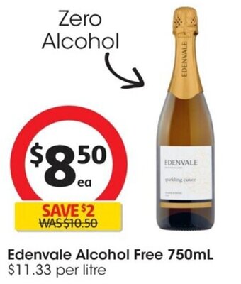 Coles Edenvale Alcohol Free 750ml offer