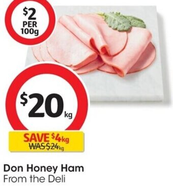Coles Don Honey Ham offer