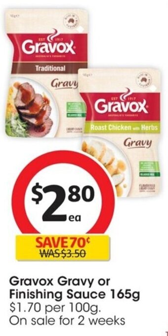 Coles Gravox Gravy Or Finishing Sauce 165g offer
