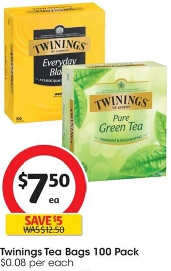 Twinings Tea Bags 100 Pack