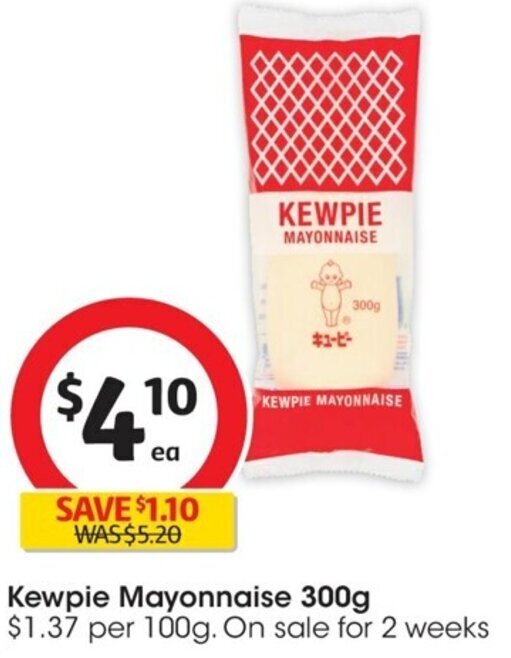 Kewpie Mayonnaise 300g offer at Coles