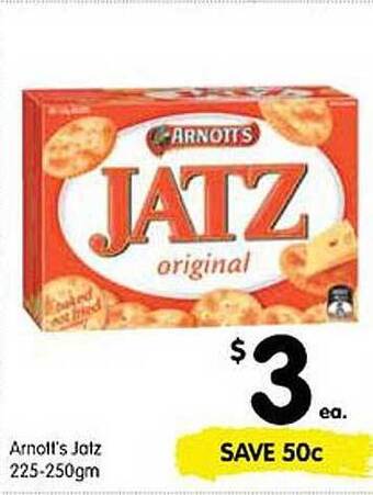 Spar Arnott's jatz offer