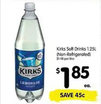 Spar Kirks soft drinks offer
