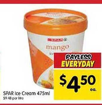 Spar ice cream