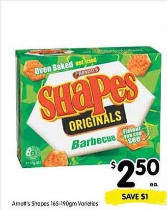 Spar Arnott's shapes offer