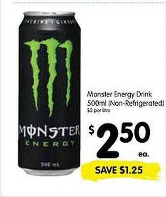 Spar Monster energy drink offer