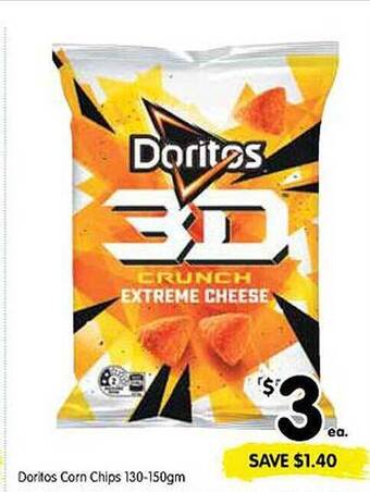 Spar Doritos corn chips offer