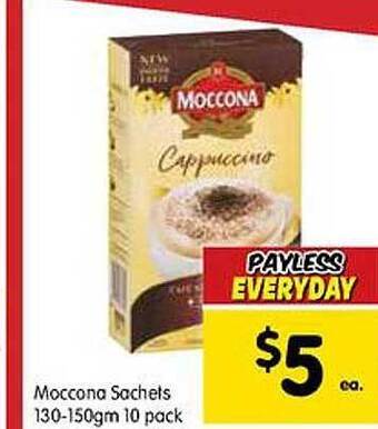 Spar Moccona sachets offer