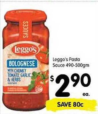 Spar Leggo's pasta sauce offer