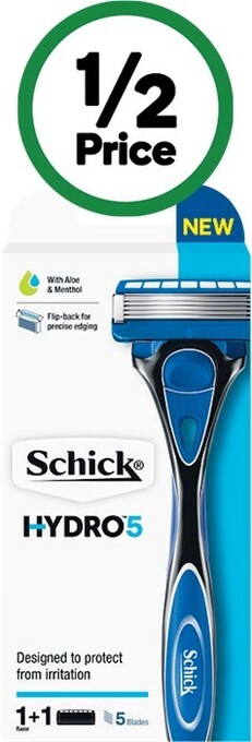 Woolworths Schick hydro 5 base razor kit offer