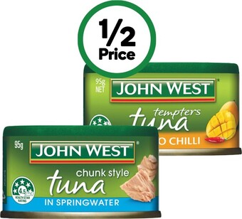 Woolworths John west tuna tempters 95g offer