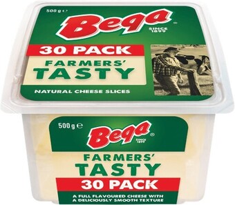 Woolworths Bega sliced cheese 500g offer