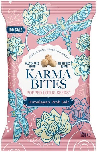 Karma bites popped lotus seeds 25g – from the health food aisle
