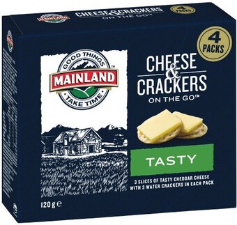 Woolworths Mainland on the go 120g offer