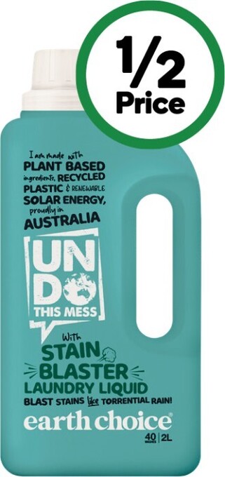 Woolworths Undo laundry liquid 2 litre offer