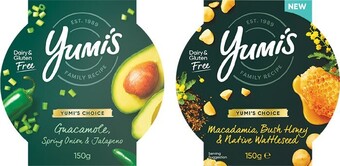 Woolworths Yumi’s choice dips 150g offer