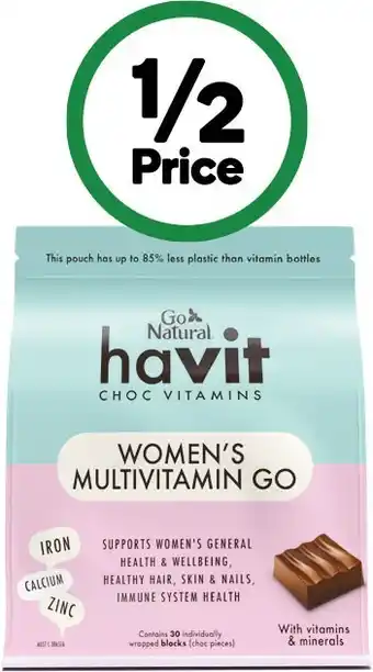 Havit choc vitamins women’s multivitamin go pk 30~
