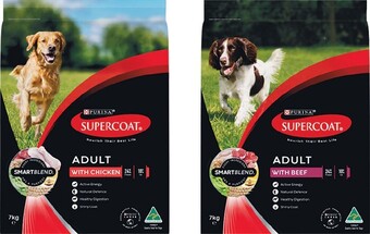 Woolworths Supercoat dry dog food 6.7-7 kg offer