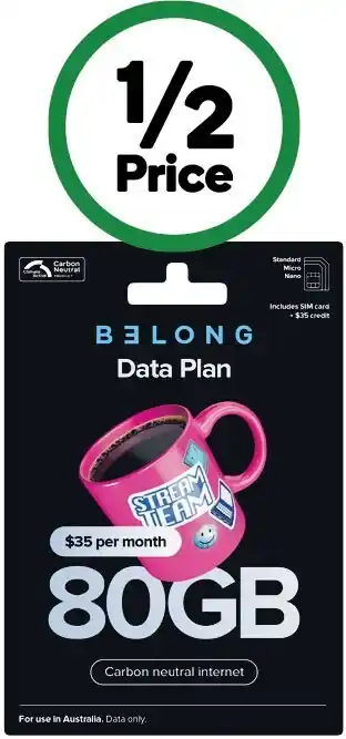 Woolworths Belong $35 starter kit^ offer
