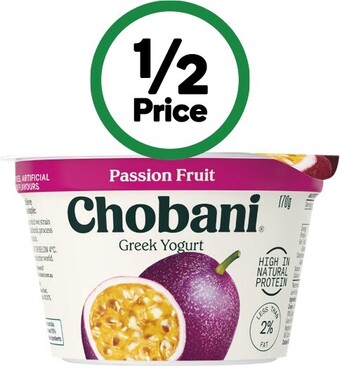 Woolworths Chobani greek yogurt pots 170g – from the fridge offer