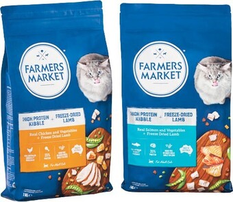Woolworths Farmers market freeze-dried cat food 1 kg offer