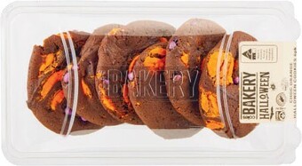 Coles Coles choc orange halloween cookies 6 pack offer