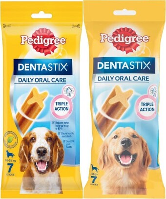 Coles Pedigree dentastix 7 pack offer