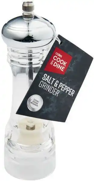 Coles Coles cook & dine salt & pepper grinder offer